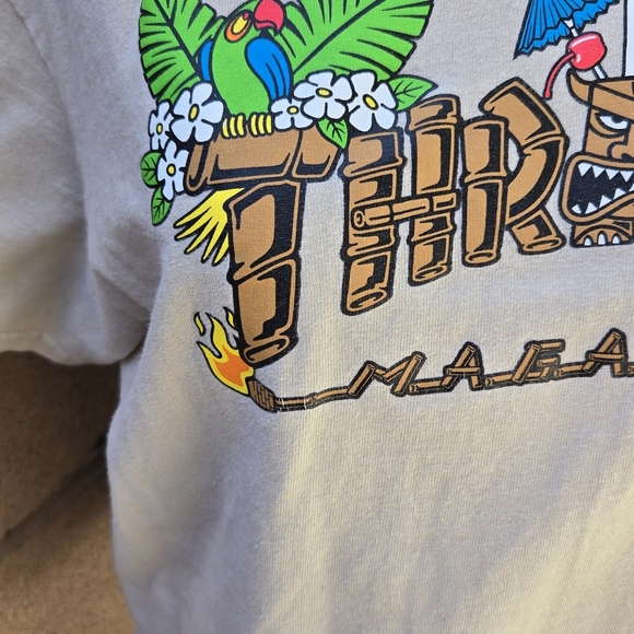Thrasher Tiki Cropped Tee - Picture 2 of 9